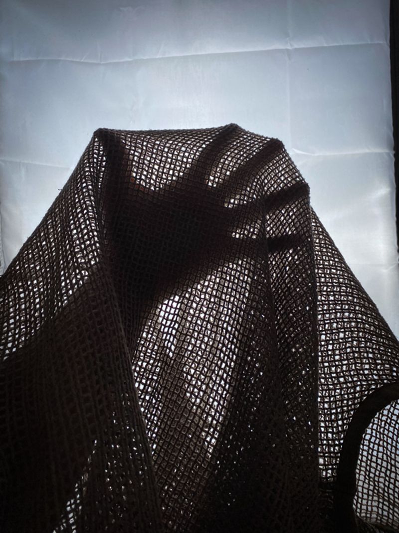 Euphuistic Mesh Knitt Rope Zip Hoodie, foto 6