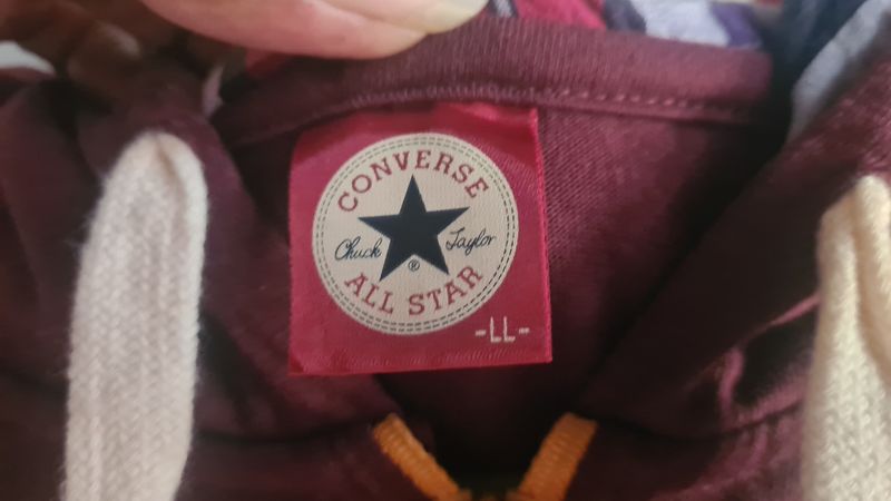 Hoodie Converse Zipper, foto 3