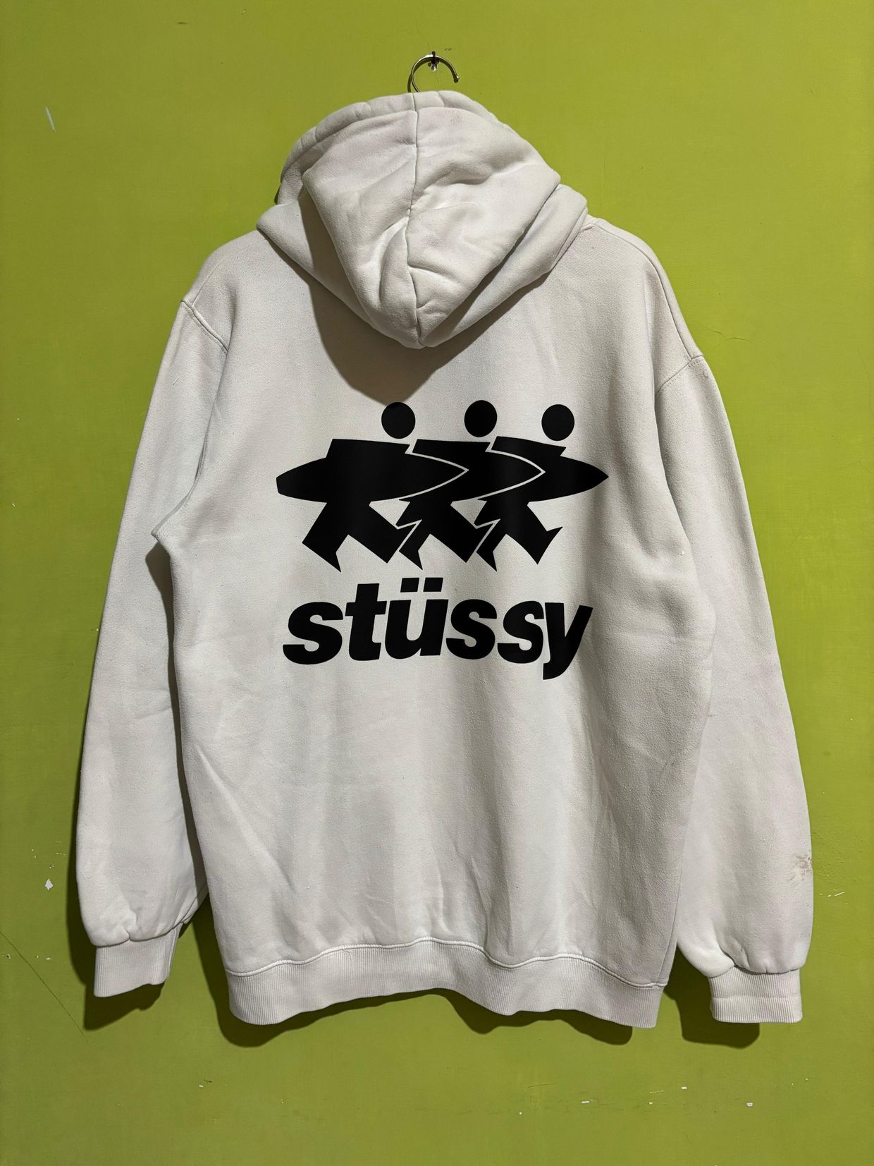 Stussy Streetwear Hoody Pria white