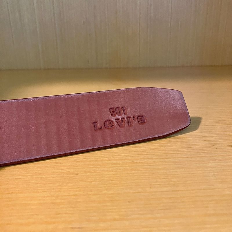 Original Levis Vintage Sabuk [ Kulit Asli ], foto 5