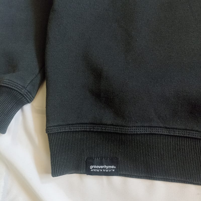 Grooverhyme Casual Sweater Pria black, foto 4