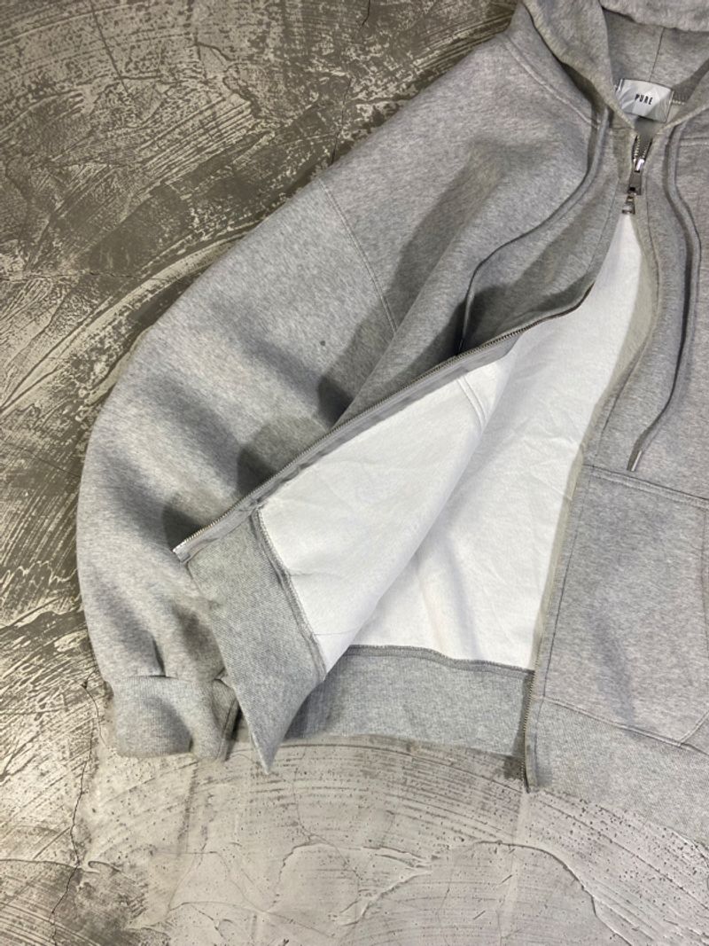 HEAVYWEIGHT HOODIE PURE DOUBLE ZIPPER, foto 5