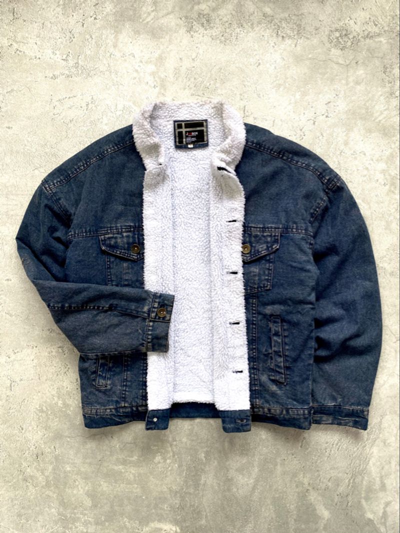 DENIM JACKET WITH FLEECE COLLAR BY JOOBOX, foto 6