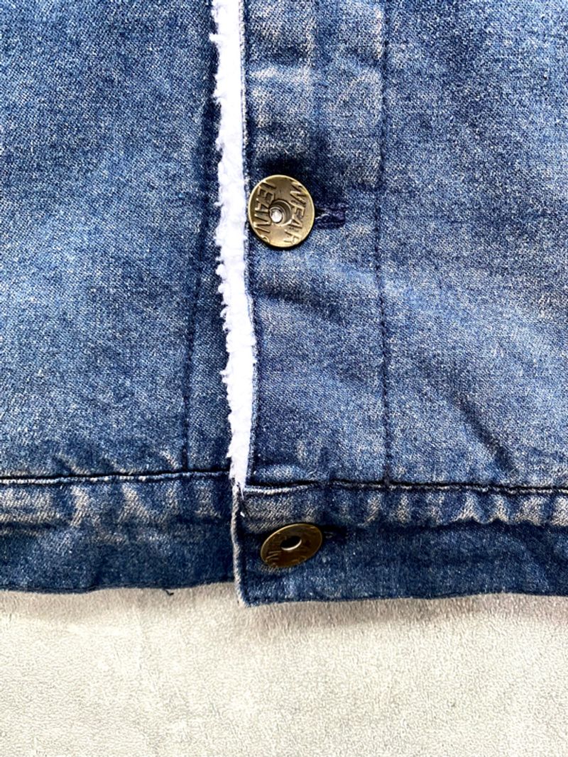 DENIM JACKET WITH FLEECE COLLAR BY JOOBOX, foto 7
