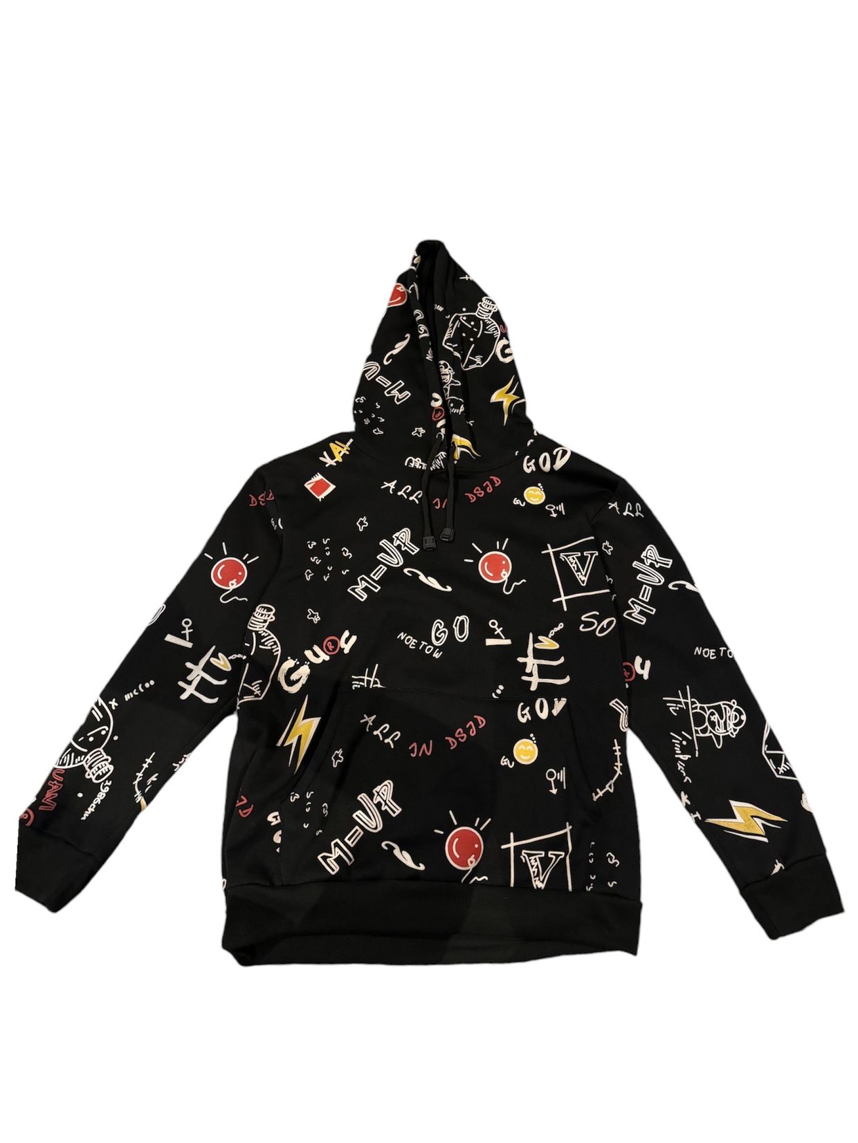 Grunge Skater Hoody Pria white black cream