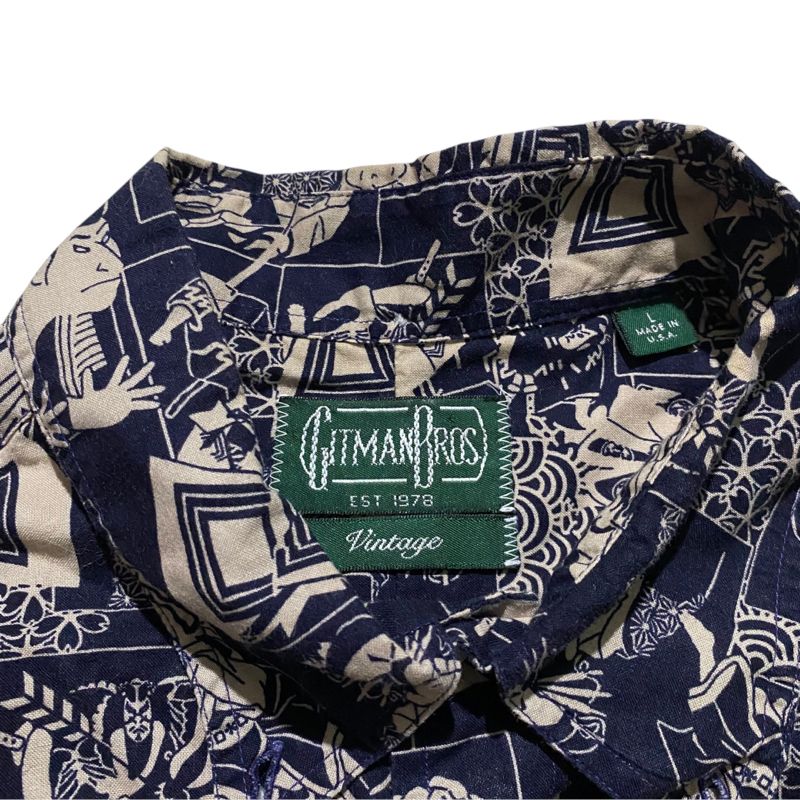 Gitmanbros vintage japan kabuki shirt, foto 5