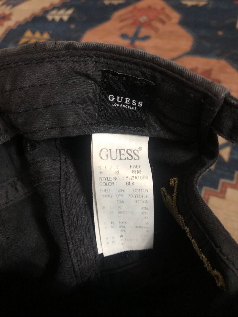 Guess cap logo bordirr, foto 2