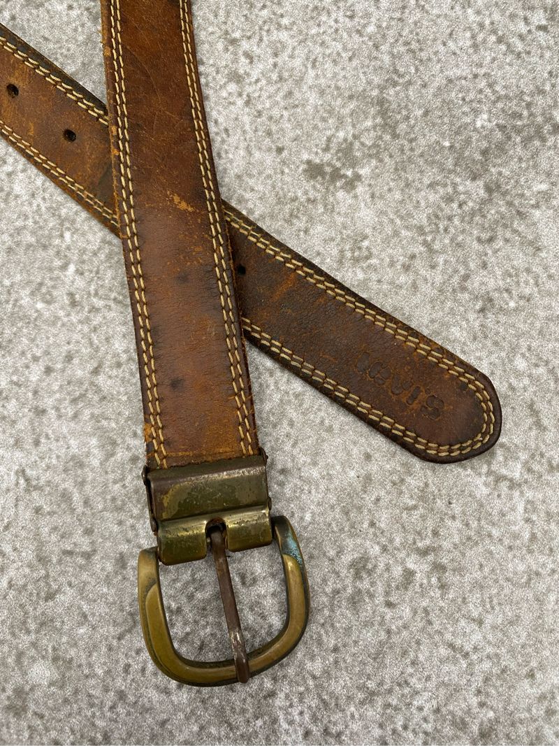Vintage Levi's leather belt, foto 2