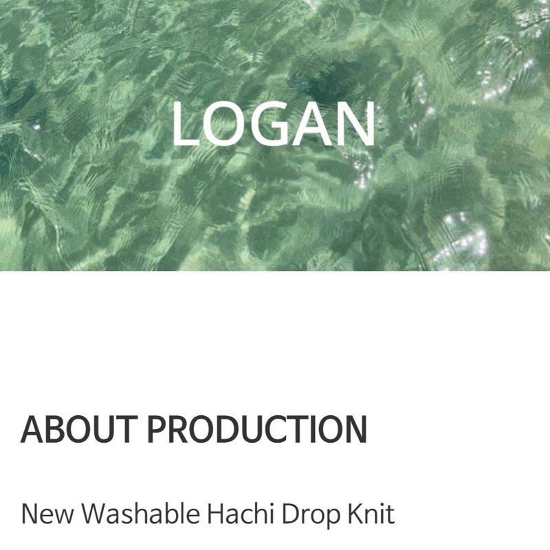 LOGAN NEW WASHABLE DROP HACHI ROUND KNIT, foto 10