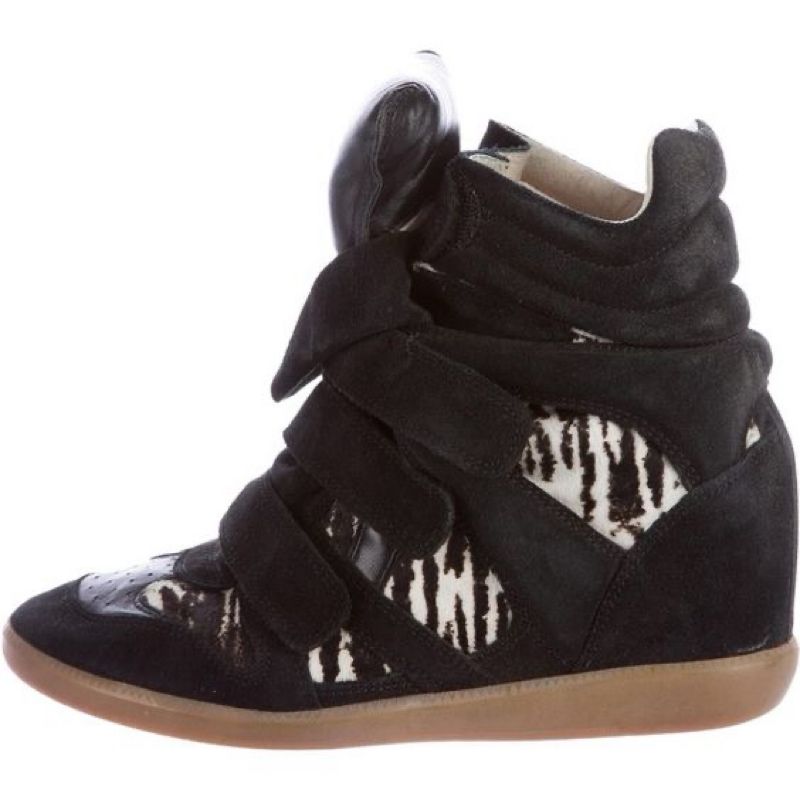 Isabel Marant Wedge Sneakers (Zebra Print), foto 2