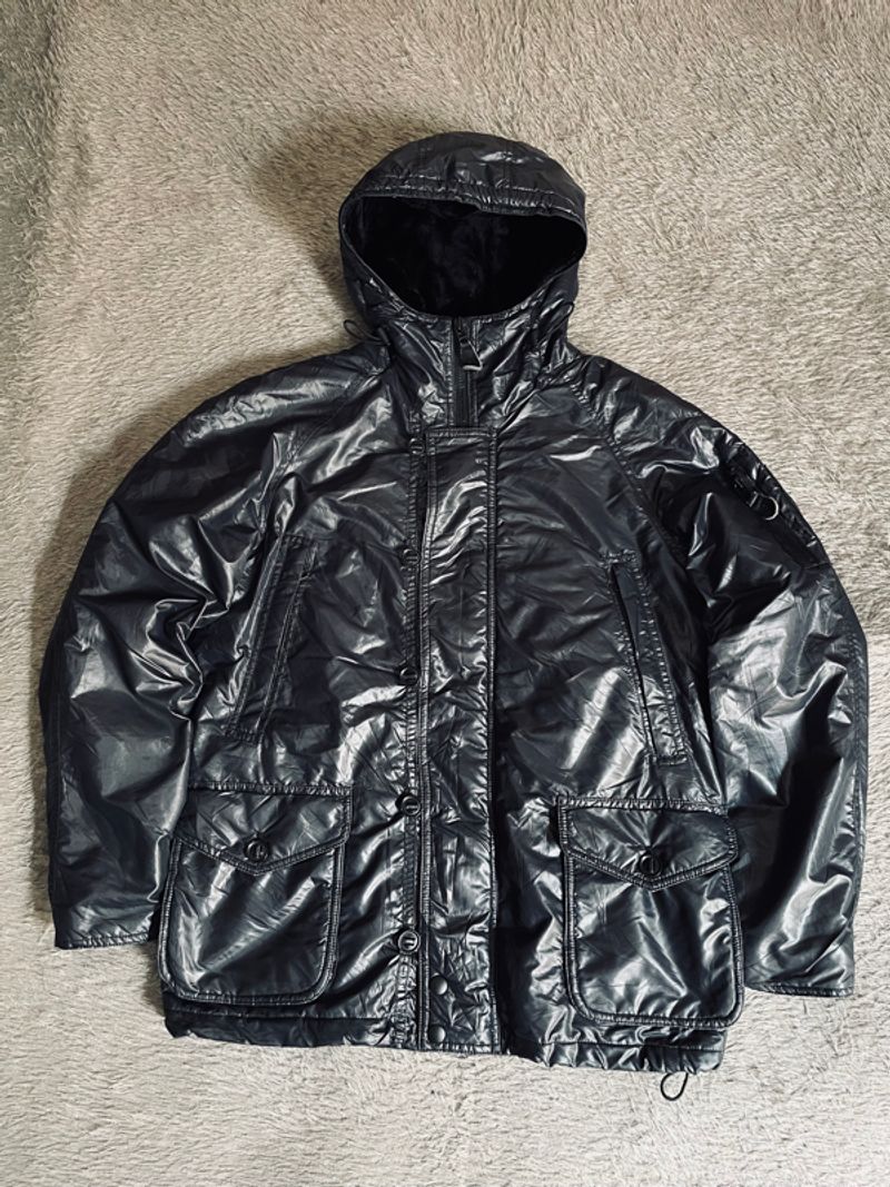 Schoot vintage glass shimmer down jacket avirex, foto 2