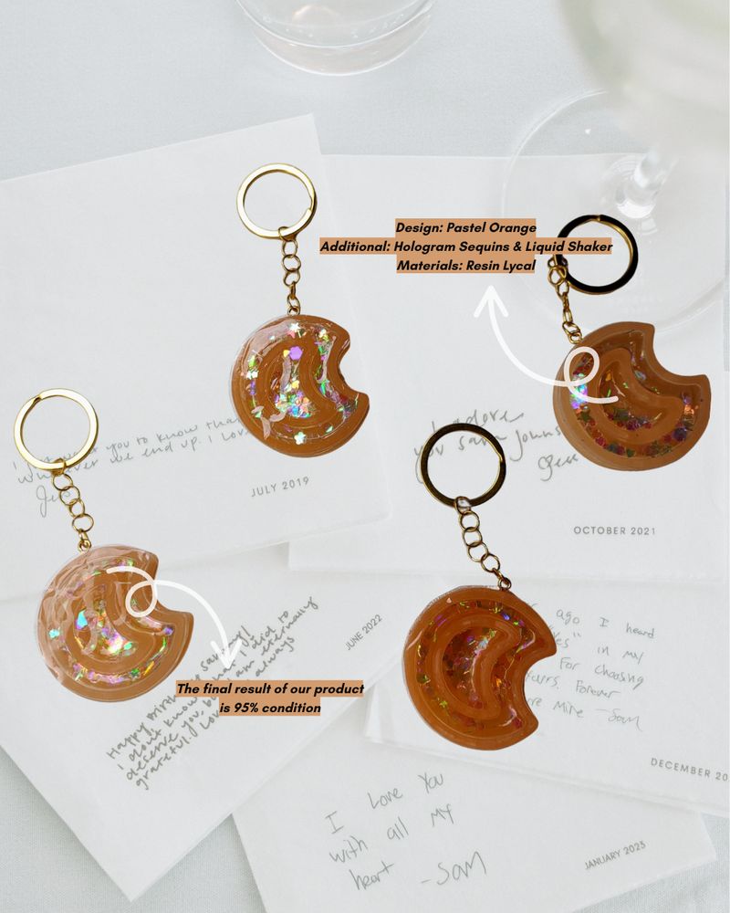 [Shaker Keychain] Orange Mist, foto 3