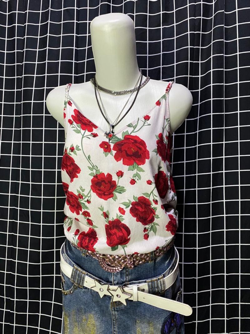 y2k h&m rose tank top, foto 2