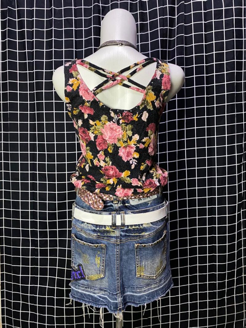 y2k one way rose tank top, foto 3