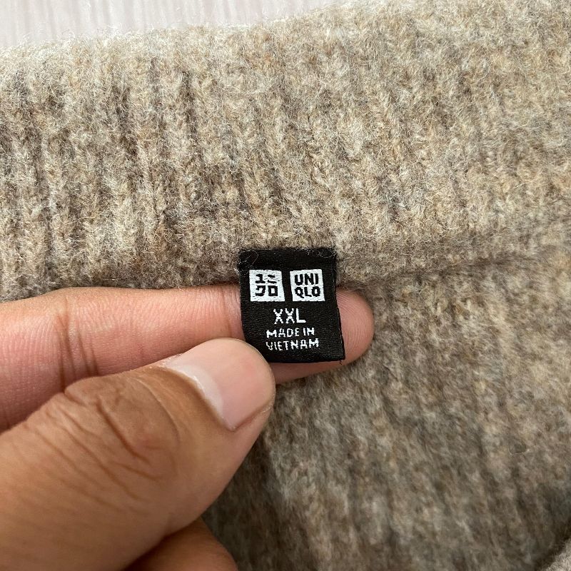 Halfzip knitwear uniqlo size jumbo, foto 5