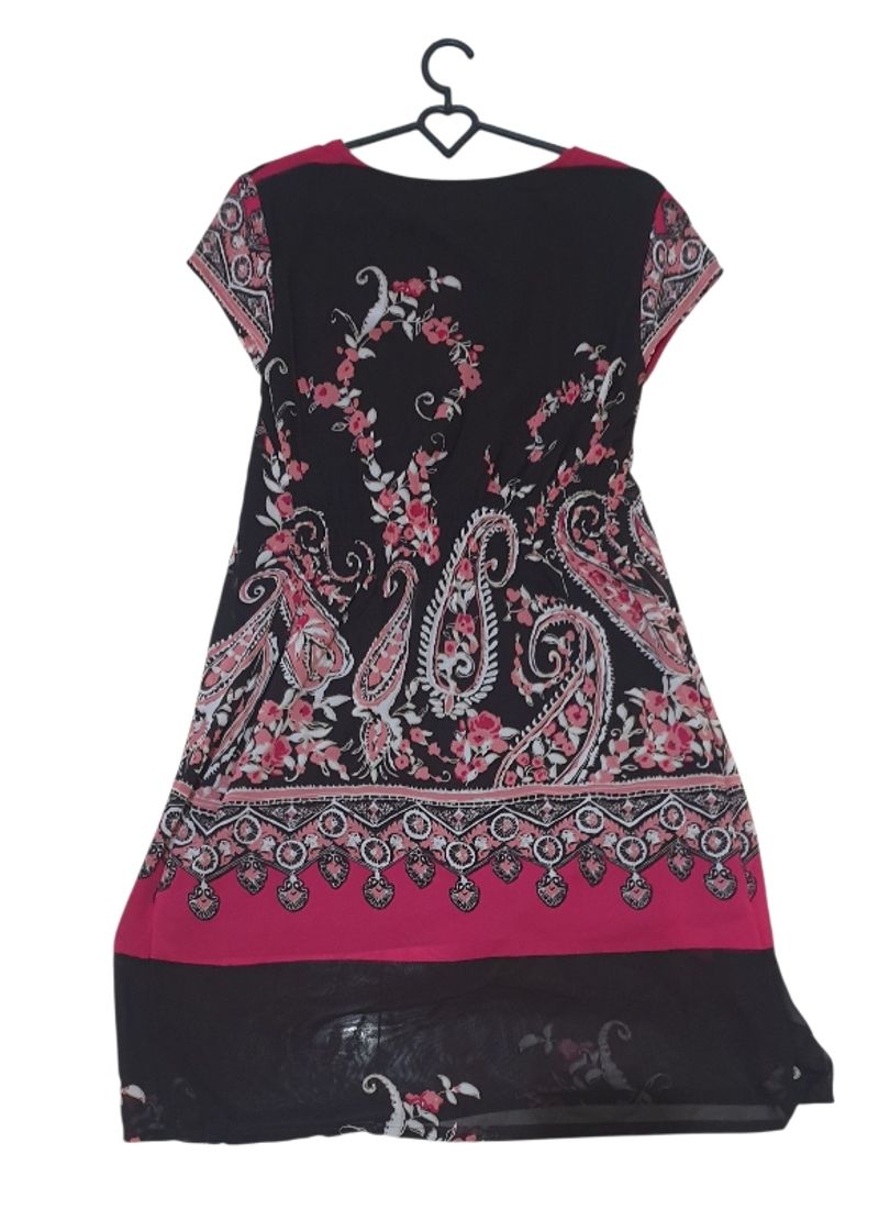 Kalea floral boho midi dress preloved, foto 2