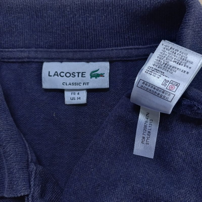 Lacoste Polo Shirts Long Sleeve Navy, foto 6