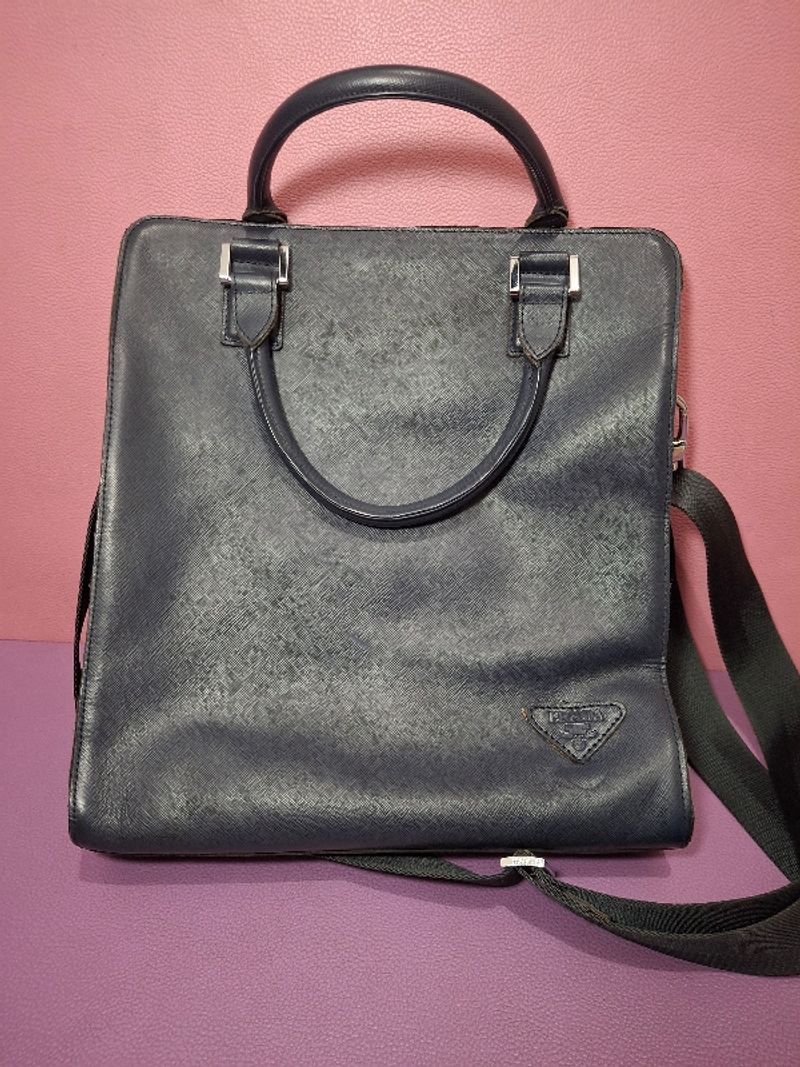 Prada Saffiano leather men's bag, foto 4