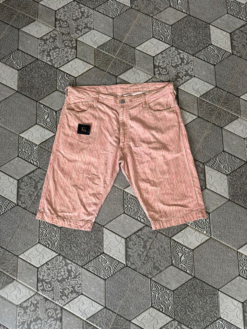 Vintage Evisu Shorts Pants Stripes Design, foto 2