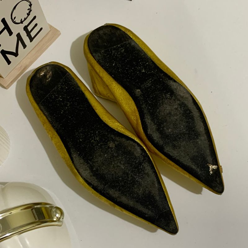 Jil Sander Ballet Flats Gold, foto 6