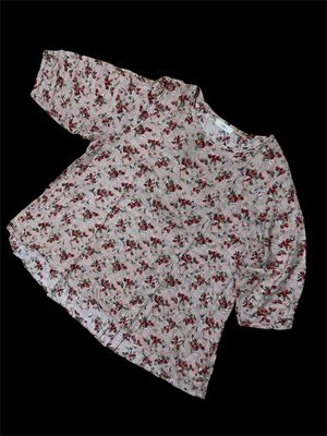 Blouse flower pink