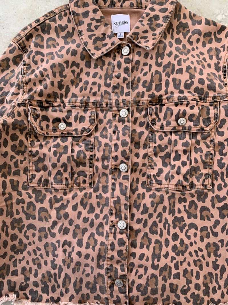 Kensie Jeans Leopard Pattern Jacket, foto 5