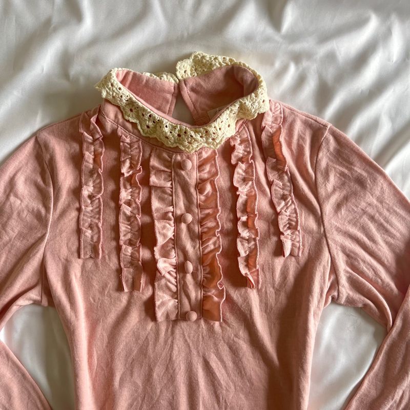 longsleeve pink top, foto 2