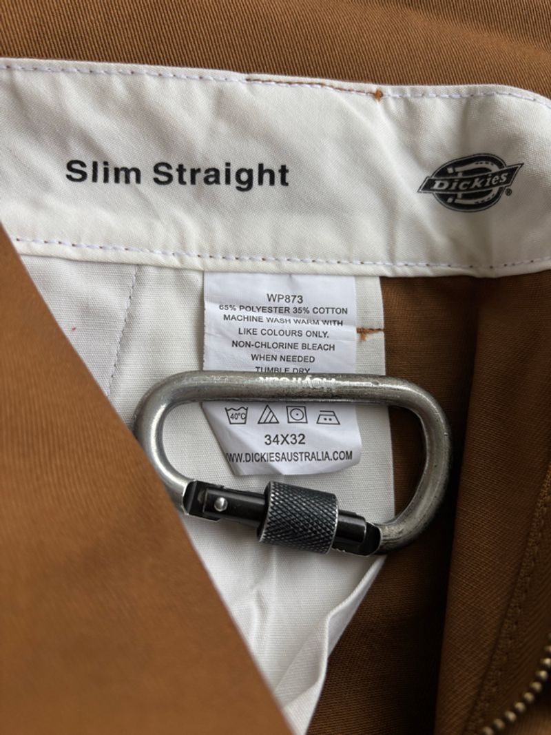 dickies 873 slim straight size 34 like new, foto 7