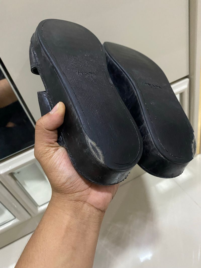Prada Leather Slippers, foto 10
