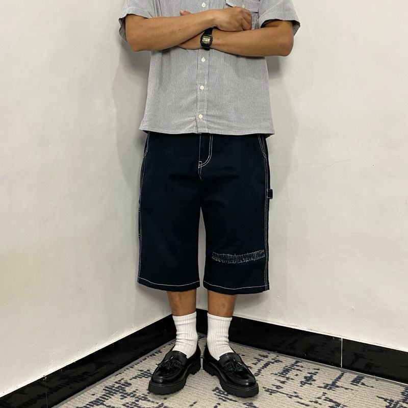 Short carpnter pants black, foto 3