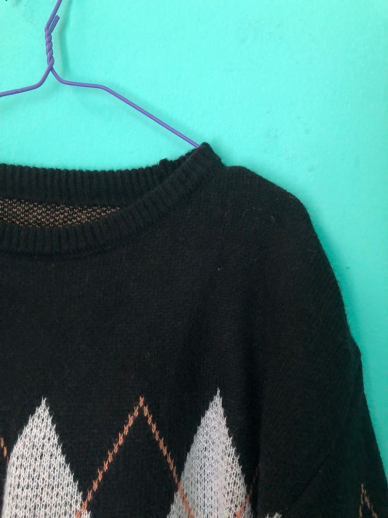 Sweater Black Pattern, foto 2