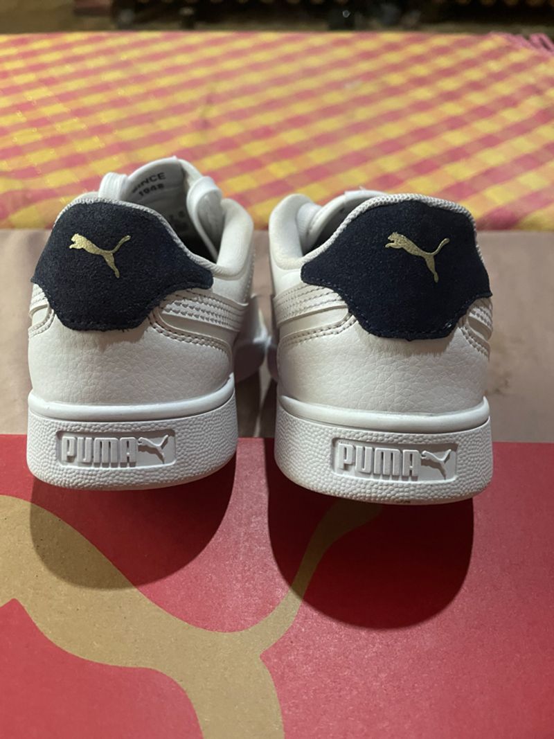 PUMA Suffle White-Gold-Pancoat, foto 3