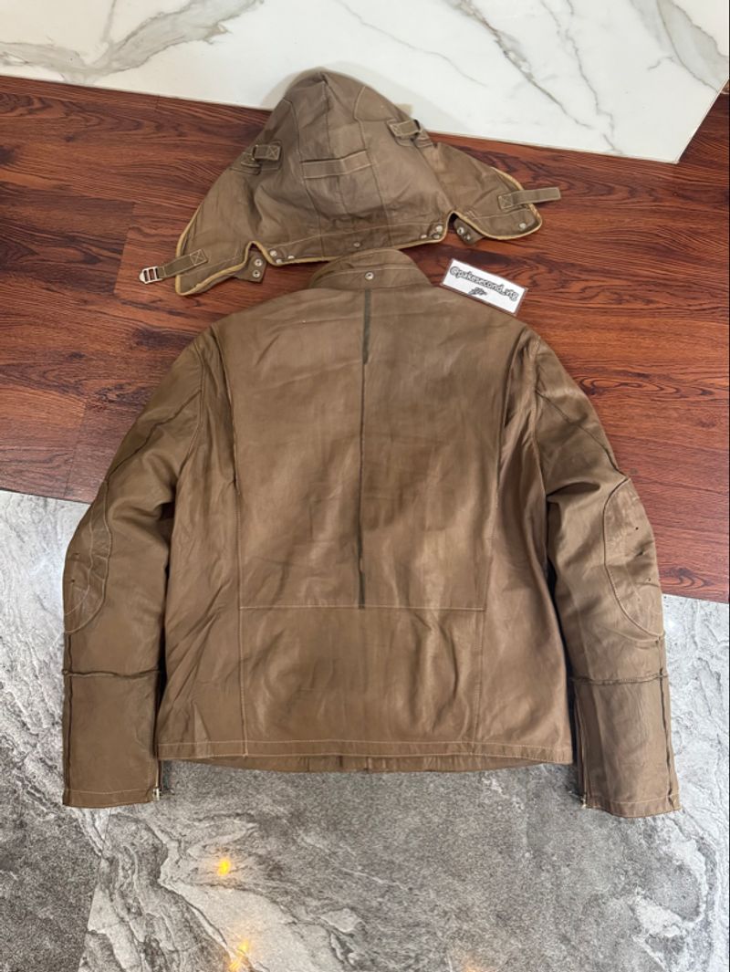 CP COMPANY Goggle Leather Jacket Authentic By FGF, foto 8