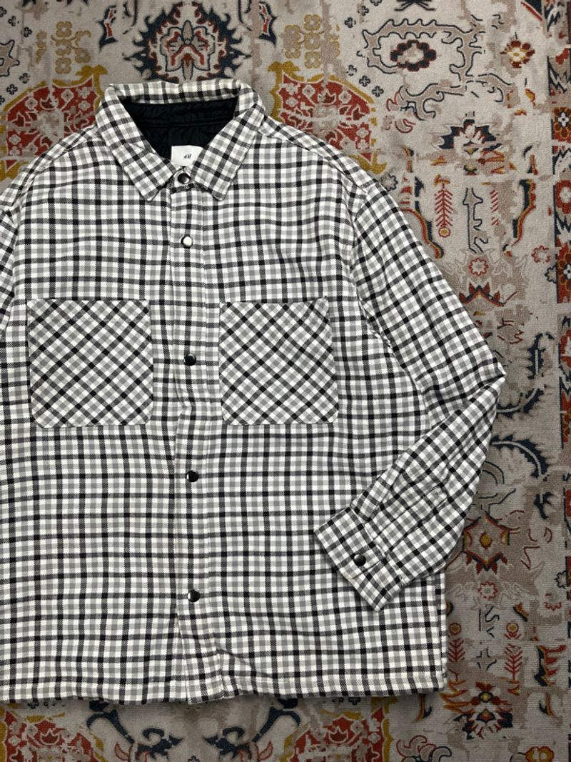 H&M Outer flannel lined quilted jacket, foto 4