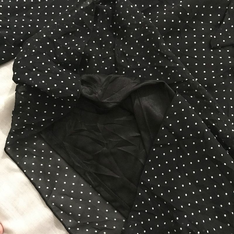 polka dot blouse ruffles top, foto 6