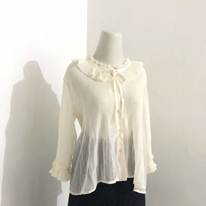 white vintage blouse, foto 3