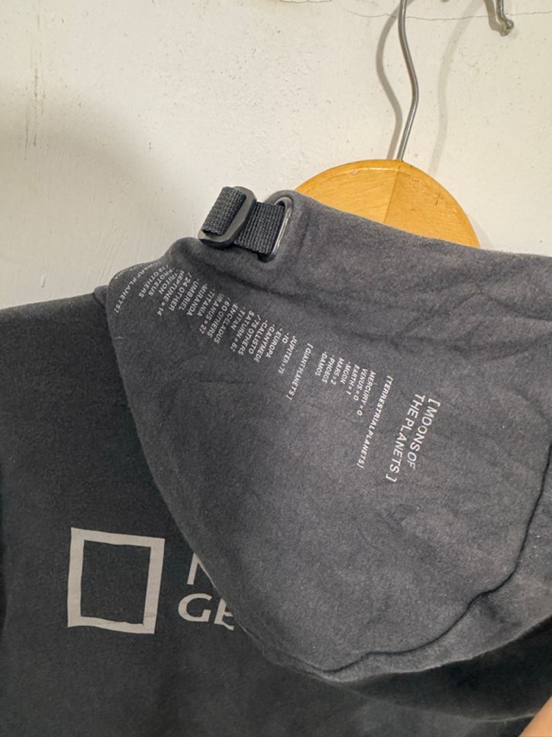 NATGEO BIG LOGO SABLON REVLECTIVE HITAM, foto 7