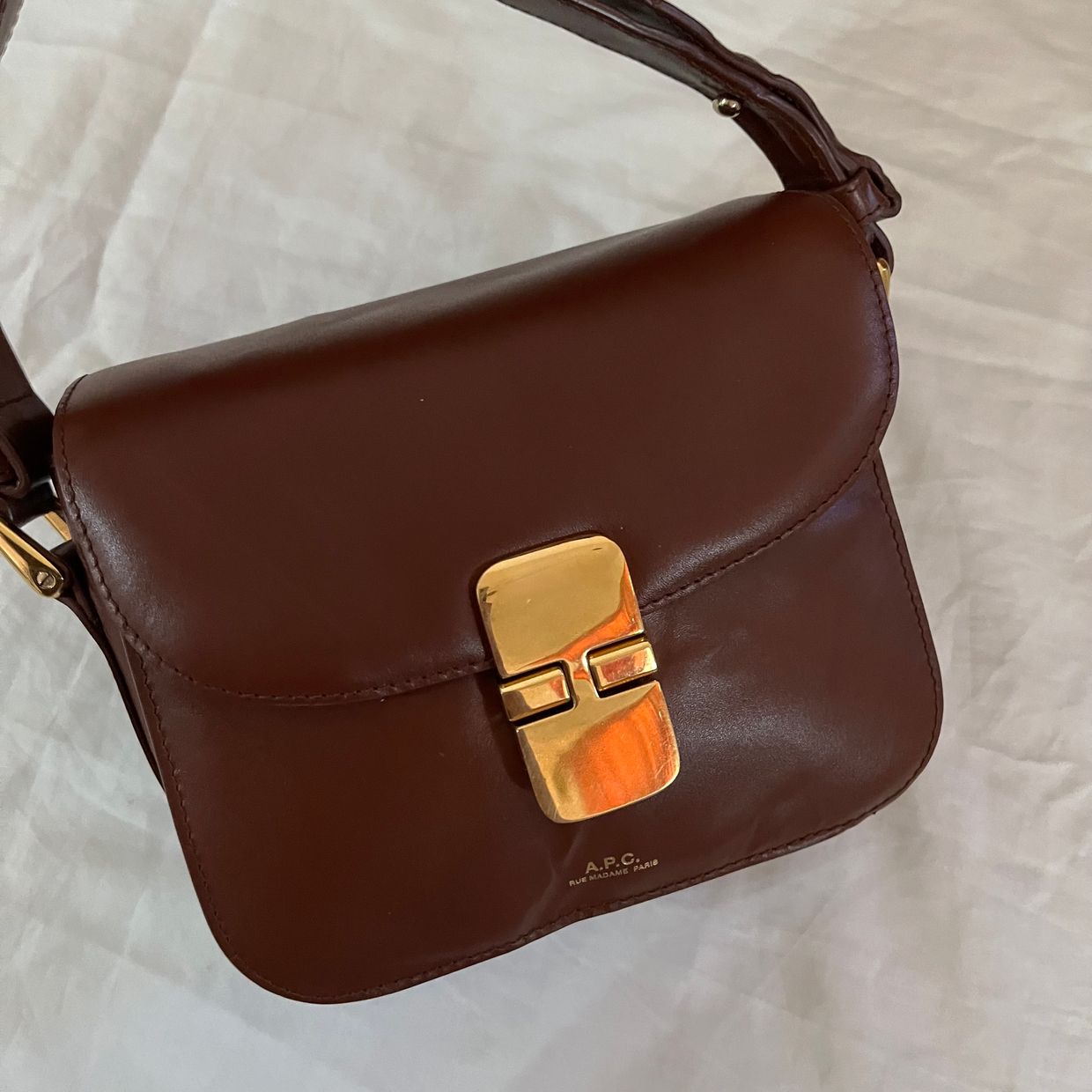 Crossbody Bag Tas Apc APC GRACE MINI LEATHER SHOULDER