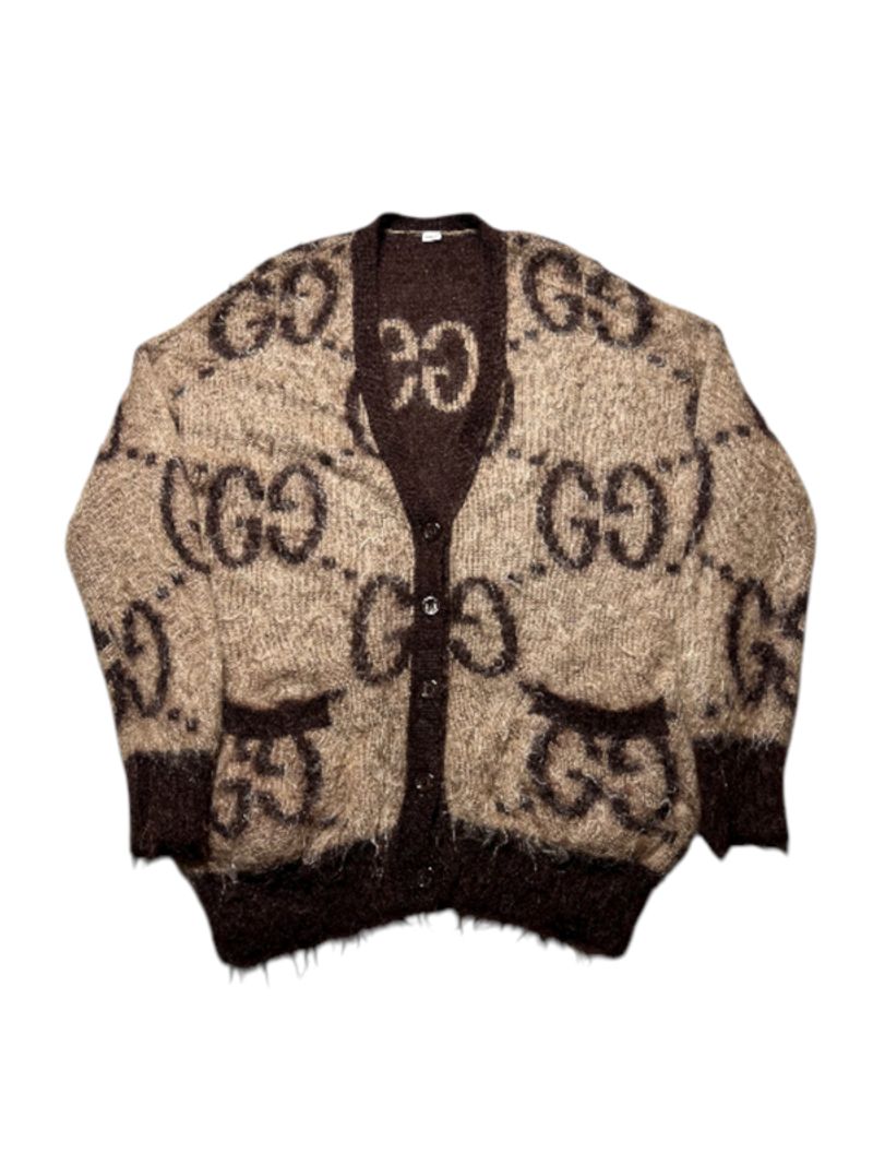 Gucci GG Jacguard Mohair Cardigan, foto 3