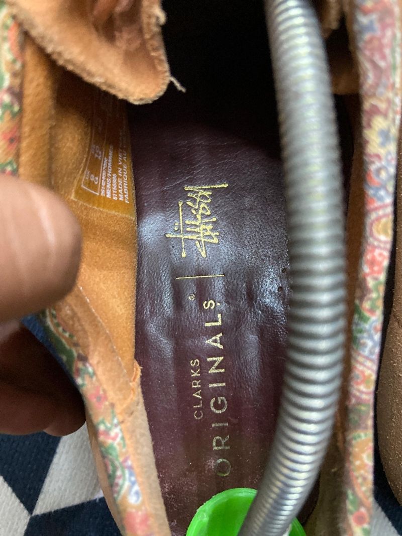 Clarks wallabe x stussy, foto 5
