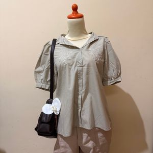 Sage Shirt Top
