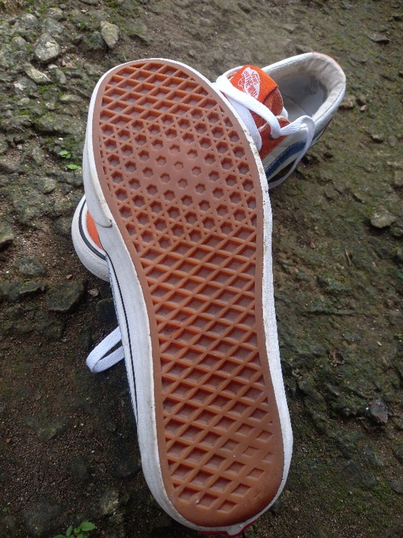 Vans sk8 low leather orange with, foto 3