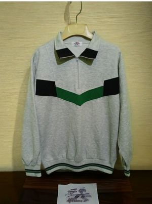 Casual haldzip vintagw colorblock