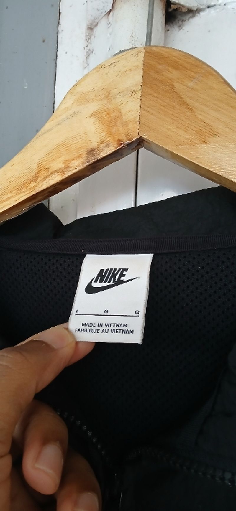 Jacket Windbreaker Nike Big Swoosh Black, foto 6
