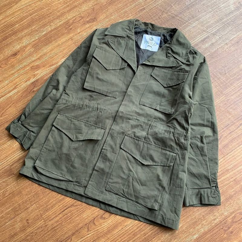 PABLO M65 parka jacket bahan katun tebal, foto 2