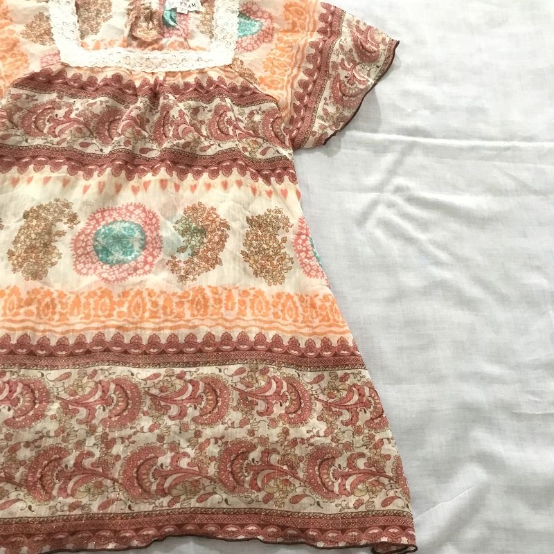 floral blouse mesh vintage top, foto 6