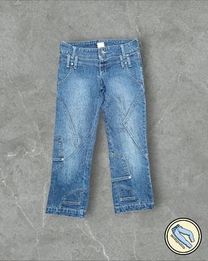 IsaChic Paris Reworked Denim Pants