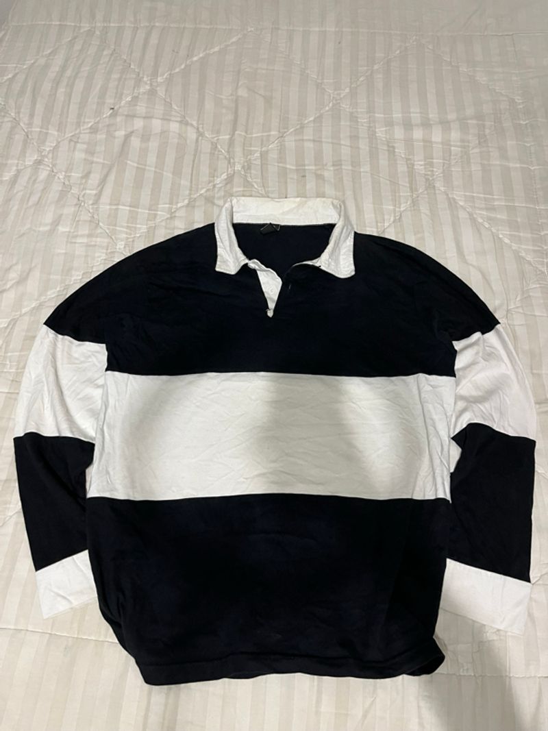 Baju Hitam Putih Kerah, foto 2