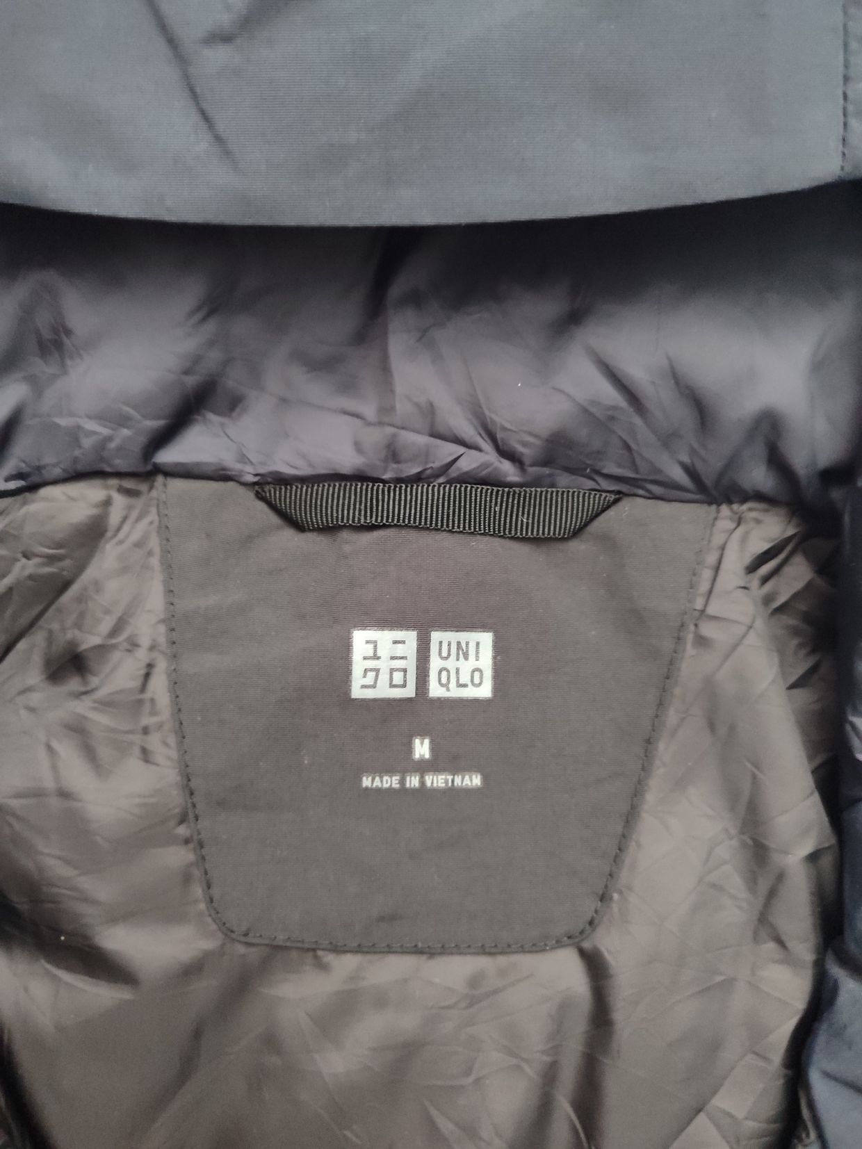Uniqlo Gorpcore Casual Puffer jacket Pria navy, foto 2