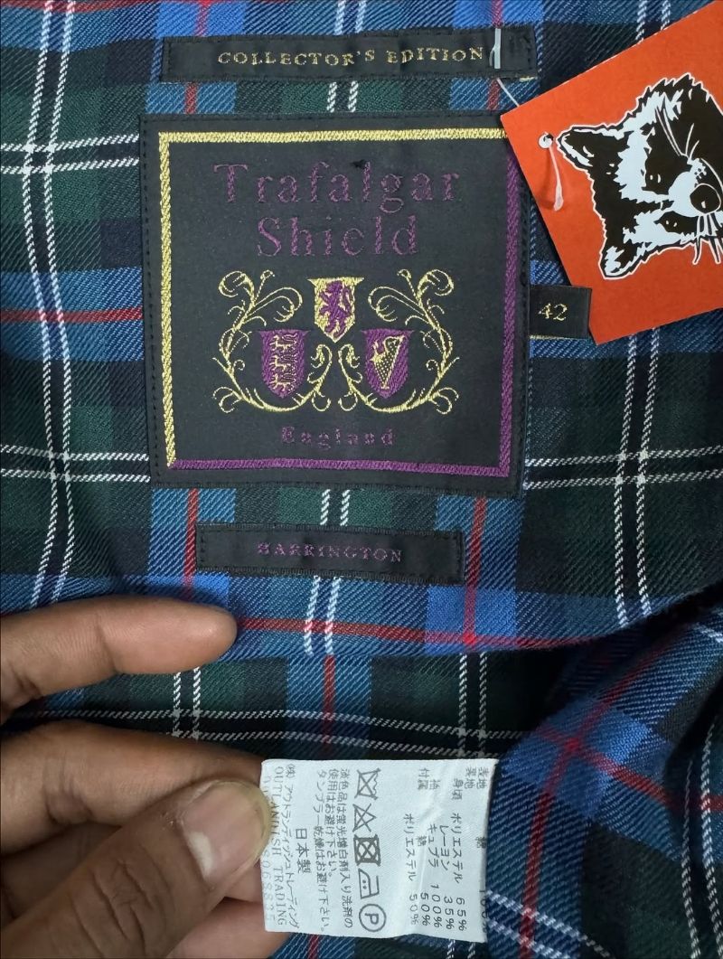 trafalgar shield england harrington jacket #OCJK10, foto 6